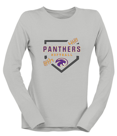 Liberty Hill Panthers Softball #2 Women's Premium LS T-Shirt