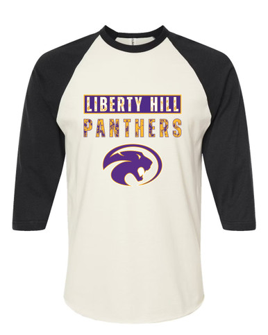 Liberty Hill Panthers Mascot #9 Women's Baseball T-Shirt