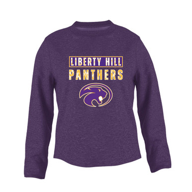 Liberty Hill Panthers Mascot #9 Women's Sweatshirt