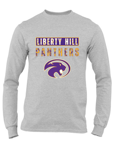 Liberty Hill Panthers Mascot #9 Men's Premium LS T-Shirt