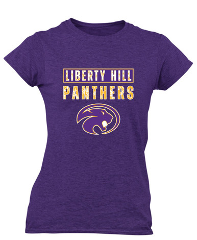 Liberty Hill Panthers Mascot #9 Women's Premium SS T-Shirt