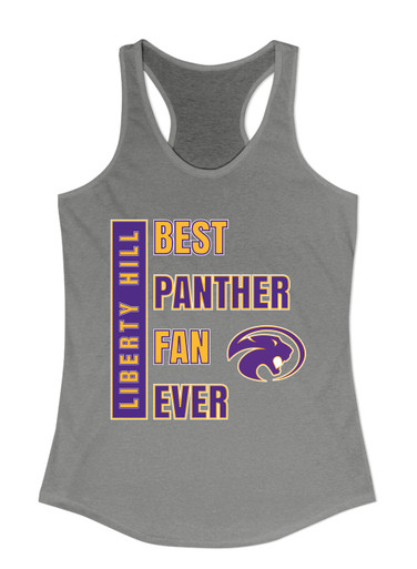 Liberty Hill Panthers Best Panther Fan Women's Tank Top