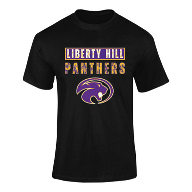 Liberty Hill Panthers Mascot #9 Men's SS T-Shirt