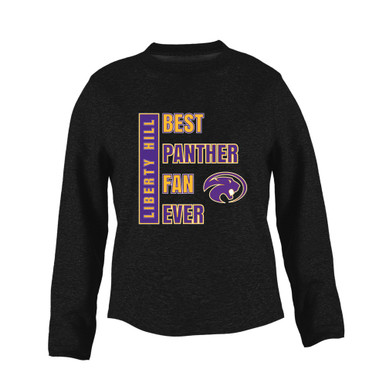 Liberty Hill Panthers Best Panther Fan Women's Sweatshirt