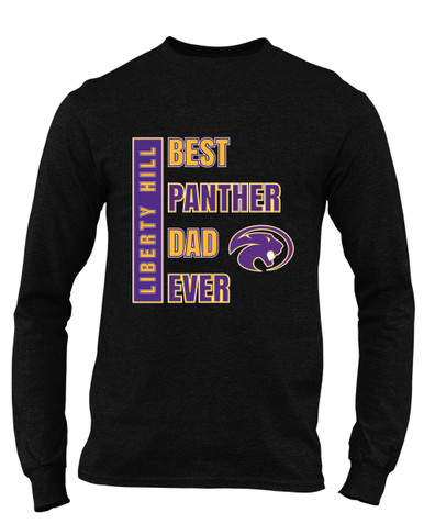 Liberty Hill Panthers Best Panther Dad Men's Premium LS T-Shirt