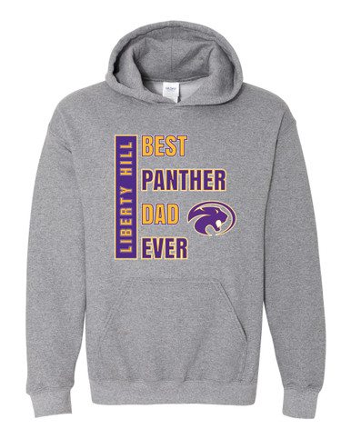 Liberty Hill Panthers Best Panther Dad Men's Hoodie