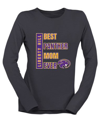 Liberty Hill Panthers Best Panther Mom Women's Premium LS T-Shirt
