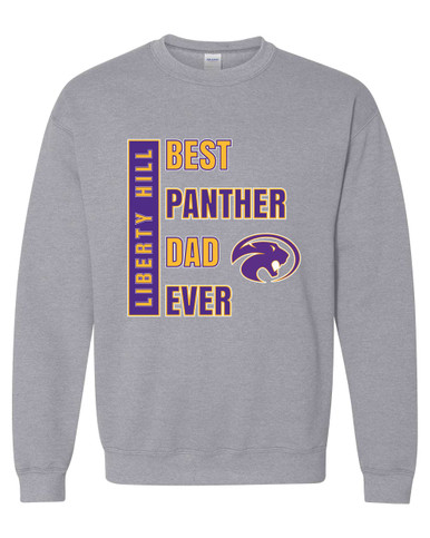 Liberty Hill Panthers Best Panther Dad Men's Sweatshirt