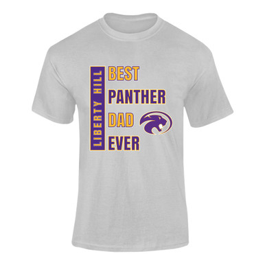 Liberty Hill Panthers Best Panther Dad Men's SS T-Shirt