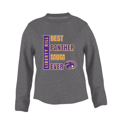 Liberty Hill Panthers Best Panther Mom Women's Sweatshirt