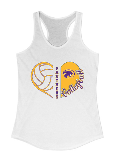 Liberty Hill Panthers Heart Volleyball Women's Tank Top