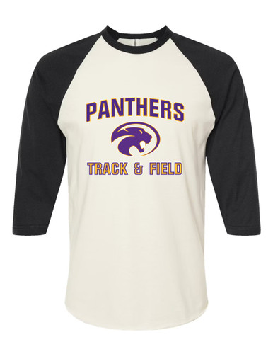 Liberty Hill Panthers Track & Field Men's Baseball T-Shirt