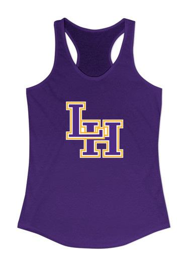 Liberty Hill Panthers LH Script Mascot #1 Women's Tank Top