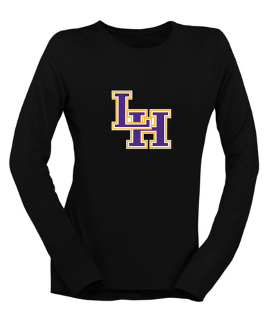 Liberty Hill Panthers LH Script Mascot #1 Women's Premium LS T-Shirt