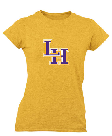 Liberty Hill Panthers LH Script Mascot #1 Women's SS T-Shirt