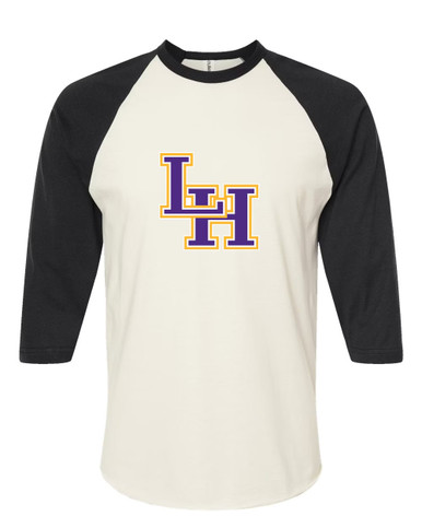 Liberty Hill Panthers LH Script Mascot #1 Men's Baseball T-Shirt