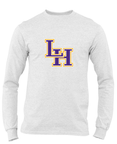 Liberty Hill Panthers LH Script Mascot #1 Men's LS T-Shirt