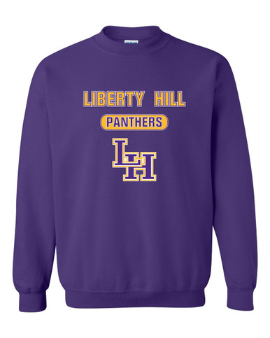 Liberty Hill Panthers LH Script Mascot #3 Men's Sweatshirt