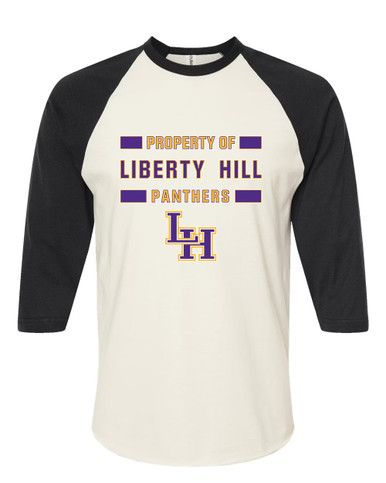 Liberty Hill Panthers LH Script Property Of Women's Baseball T-Shirt