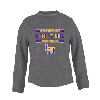 Liberty Hill Panthers LH Script Property Of Women's Sweatshirt