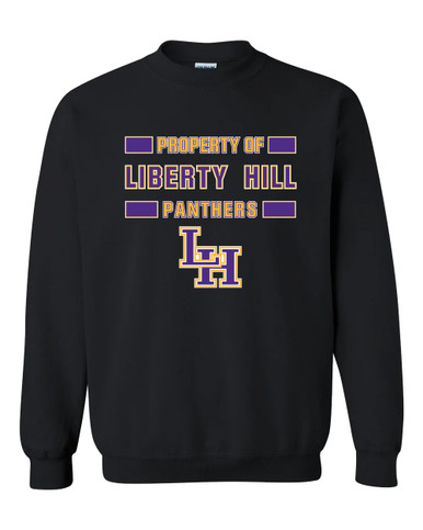 Liberty Hill Panthers LH Script Property Of Men's Sweatshirt