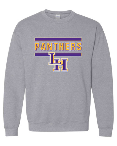 Liberty Hill Panthers LH Script Mascot #5 Men's Sweatshirt