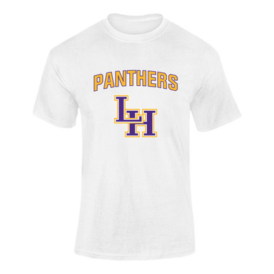 Liberty Hill Panthers LH Script Mascot #6 Men's Premium SS T-Shirt