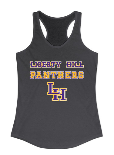 Liberty Hill Panthers LH Script Spirit Women's Tank Top