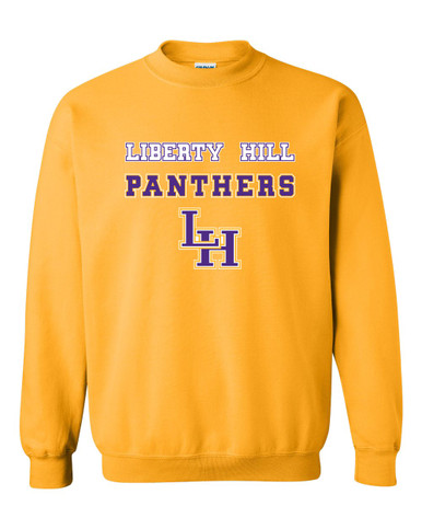 Liberty Hill Panthers LH Script Spirit Men's Sweatshirt