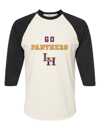 Liberty Hill Panthers LH Script Go Team Men's Baseball T-Shirt