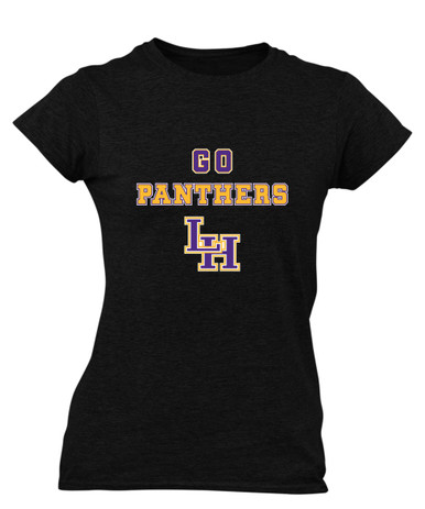Liberty Hill Panthers LH Script Go Team Women's SS T-Shirt