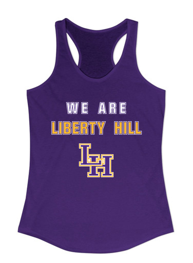Liberty Hill Panthers LH Script We Are Women's Tank Top