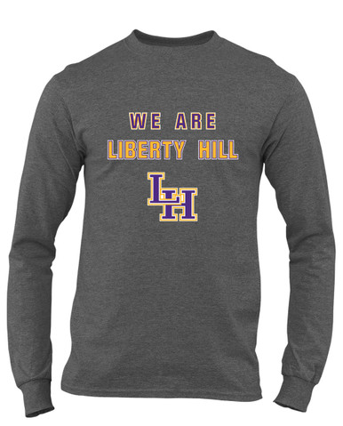 Liberty Hill Panthers LH Script We Are Men's Premium LS T-Shirt