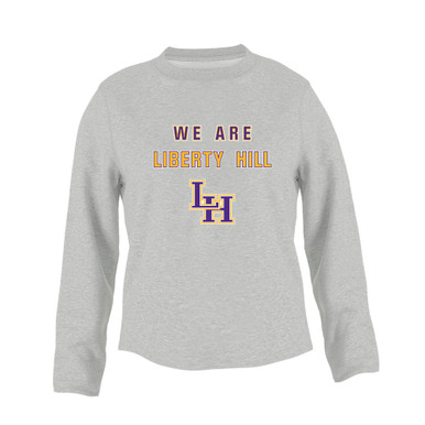 Liberty Hill Panthers LH Script We Are Women's Sweatshirt