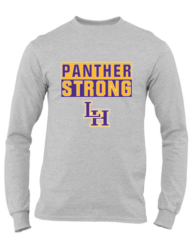 Liberty Hill Panthers LH Script Strong #1 Men's Premium LS T-Shirt