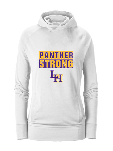 Liberty Hill Panthers LH Script Strong #1 Women's Hoodie