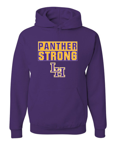 Liberty Hill Panthers LH Script Strong #1 Men's Premium Hoodie