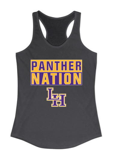 Liberty Hill Panthers LH Script Nation #1 Women's Tank Top