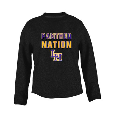 Liberty Hill Panthers LH Script Nation #2 Women's Sweatshirt