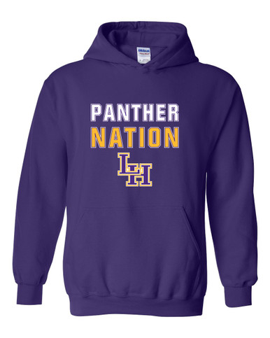 Liberty Hill Panthers LH Script Nation #2 Men's Hoodie