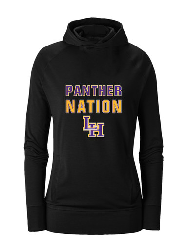Liberty Hill Panthers LH Script Nation #2 Women's Hoodie