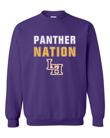 Liberty Hill Panthers LH Script Nation #2 Men's Sweatshirt