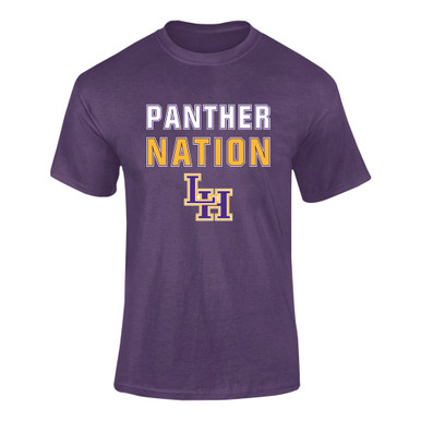 Liberty Hill Panthers LH Script Nation #2 Men's SS T-Shirt