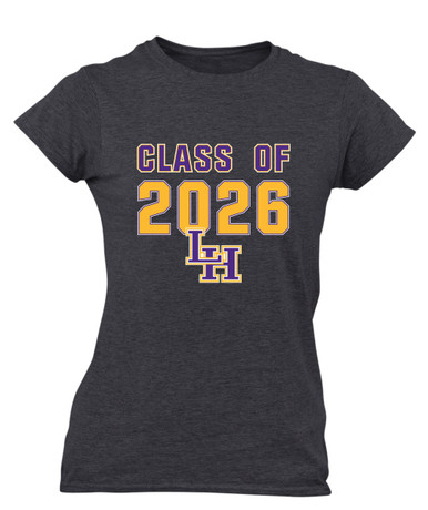 Liberty Hill Panthers LH Script Class of 2026 Women's Premium SS T-Shirt