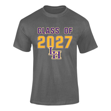 Liberty Hill Panthers LH Script Class of 2027 Men's Premium SS T-Shirt