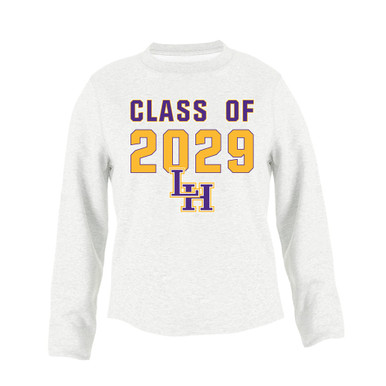 Liberty Hill Panthers LH Script Class of 2029 Men's Sweatshirt