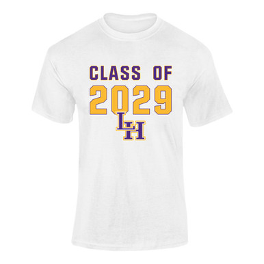 Liberty Hill Panthers LH Script Class of 2029 Men's Premium SS T-Shirt