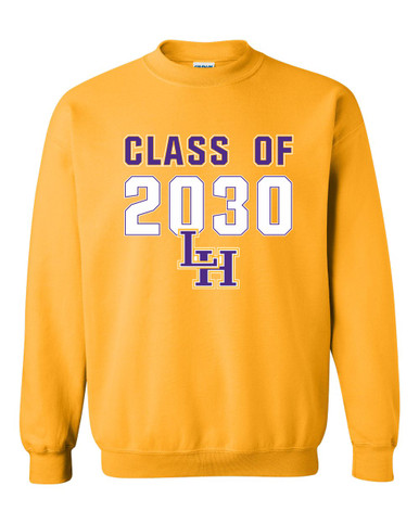 Liberty Hill Panthers LH Script Class of 2030 Men's Sweatshirt