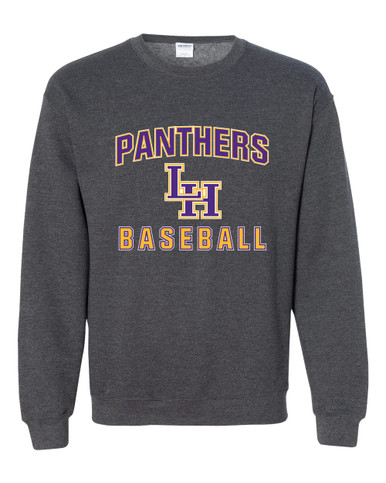 Liberty Hill Panthers LH Script Baseball #1 Men's Sweatshirt