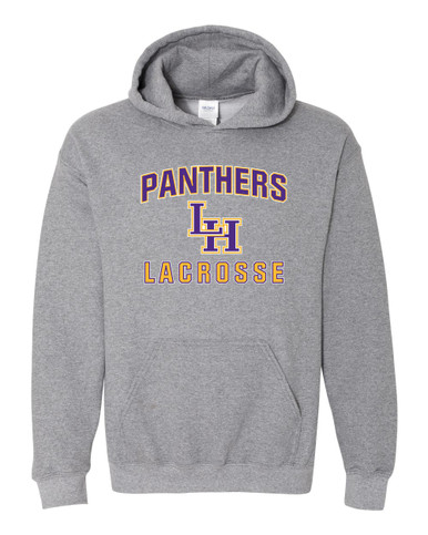 Liberty Hill Panthers LH Script Lacrosse Men's Hoodie